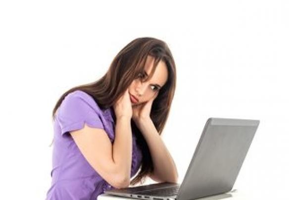 Computer Fatigue Girl 209734