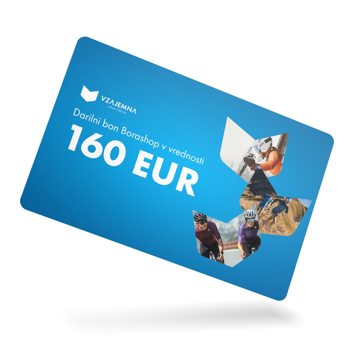 1x darilni bon v vrednosti 160 EUR